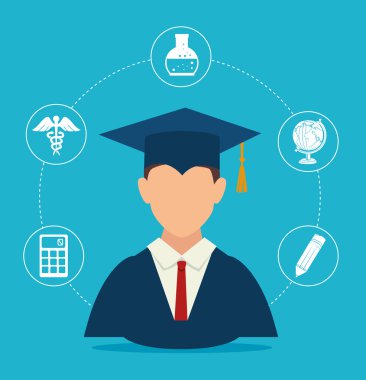 Eğitim tasarımı, vektör çizim.