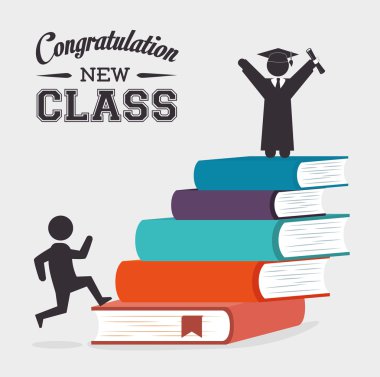 Eğitim tasarımı, vektör çizim.