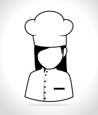 Restoran tasarımı, vektör çizim.