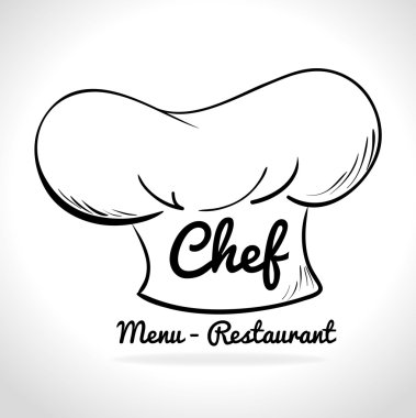 Restoran tasarımı, vektör çizim.