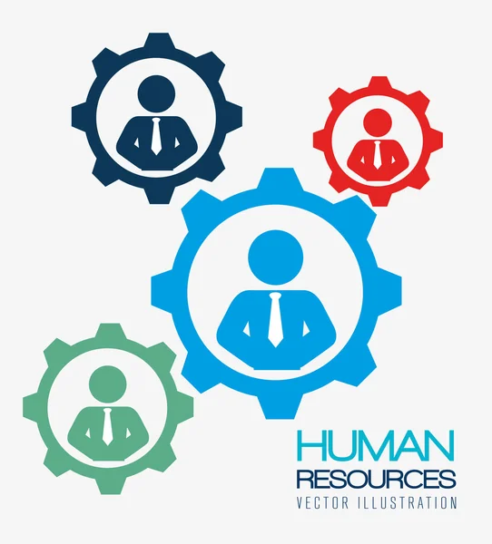 Human resources, vector illustration. — Stock Vector