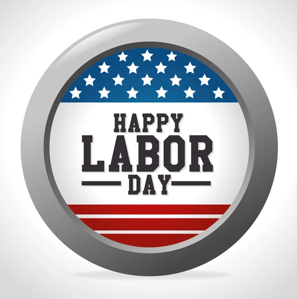 Labor day card design, vector illustration.