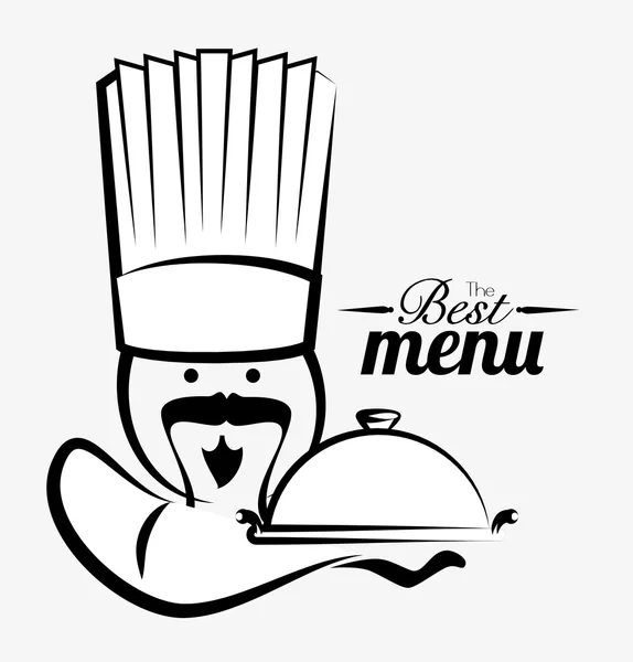 Restaurant design, illustration vectorielle . — Image vectorielle