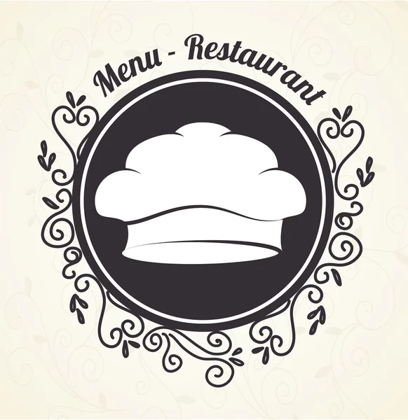 Diseño del restaurante, ilustración vectorial . — Vector de stock