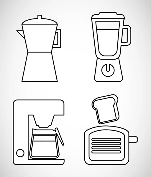 Icono de cocina — Vector de stock