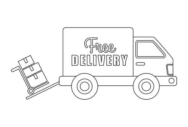 Delivery concept — Stock Vector