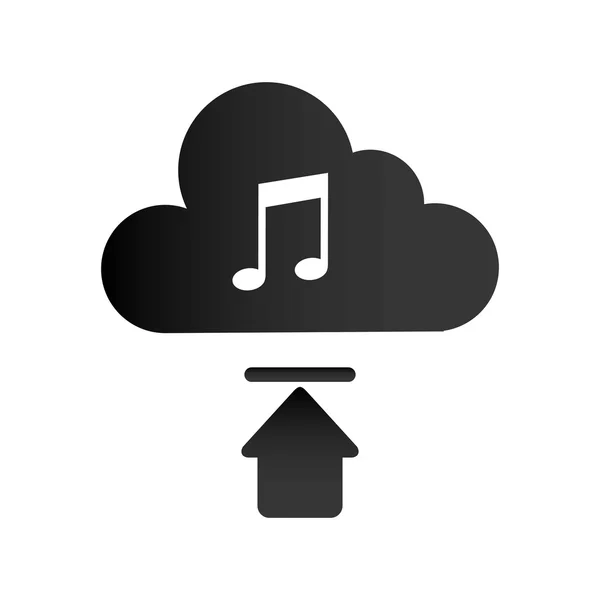Cloud musical — Image vectorielle