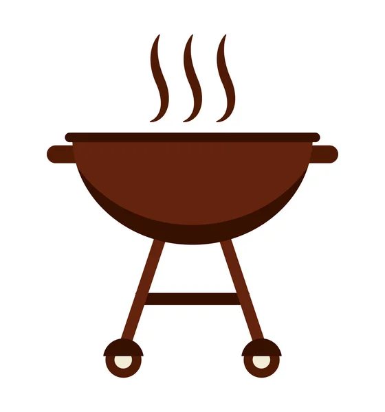 BBQ-Ikone — Stockvektor