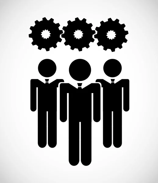 Teamwork people — Stock Vector