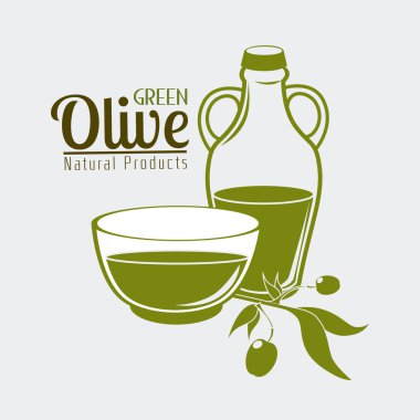 Zeytin yağı tasarımı.