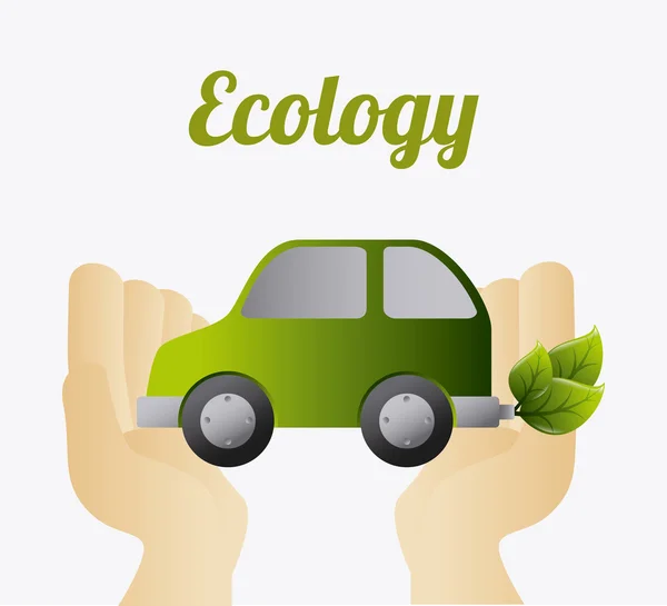 Ecologie ontwerp illustratie — Stockvector