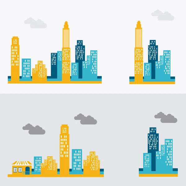 City design illustration — Stock Vector