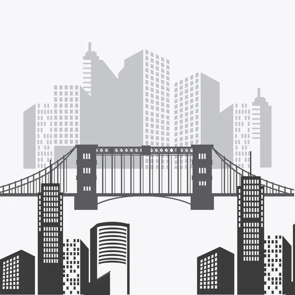 City design illustration — Stock Vector