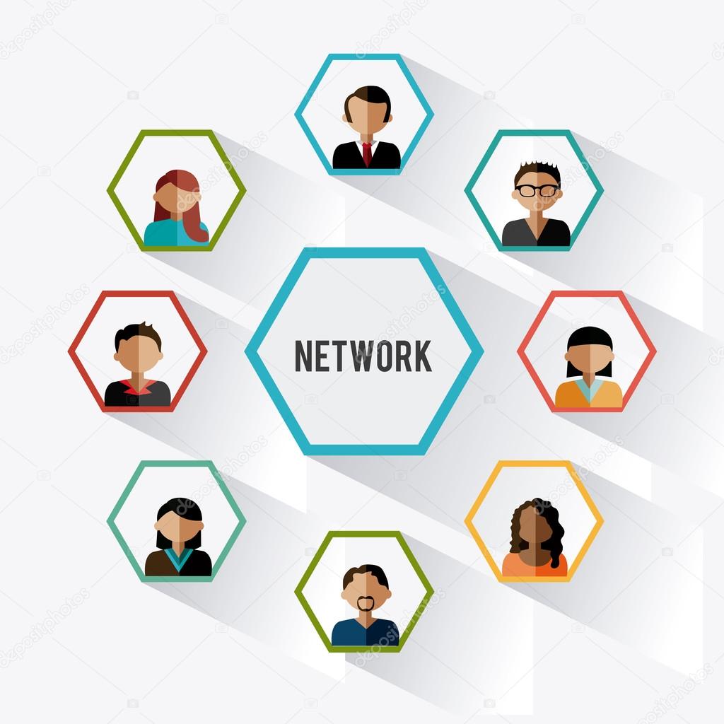 Network design illustration