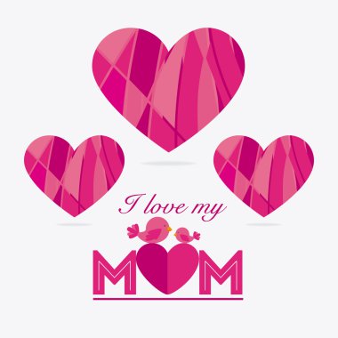 mutlu anneler günü kartları tasarımı.