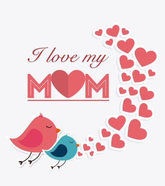 mutlu anneler günü kartları tasarımı.