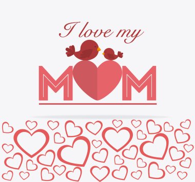 mutlu anneler günü kartları tasarımı.