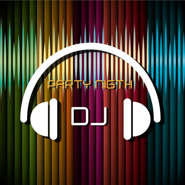 Diseño Dj . — Vector de stock