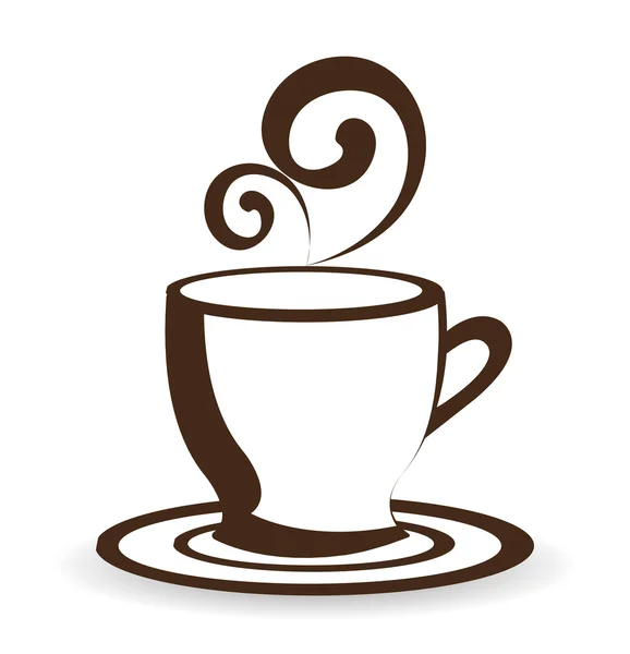 Diseño de café . — Vector de stock