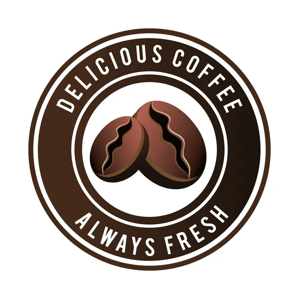 Diseño de café . — Vector de stock