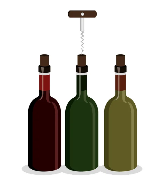 Diseño del vino . — Vector de stock