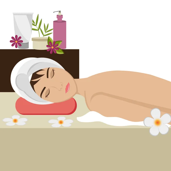 Diseño de spa . — Vector de stock