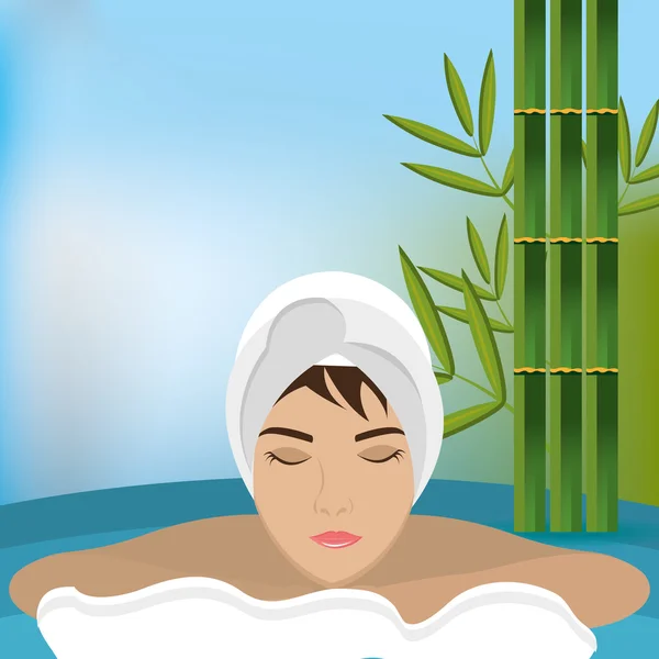 Diseño de spa . — Vector de stock