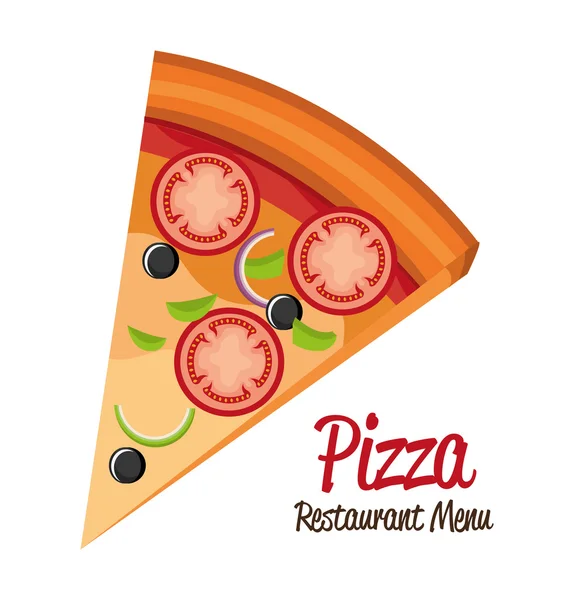 Pizza design. — Stockový vektor