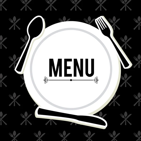 Menú restaurante — Vector de stock