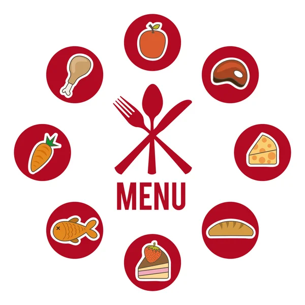 Menu restauracji — Wektor stockowy