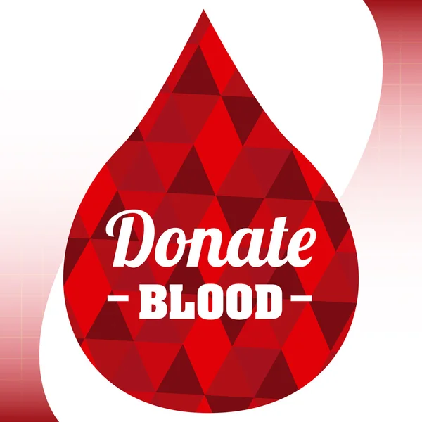 Донорская кровь — стоковый вектор