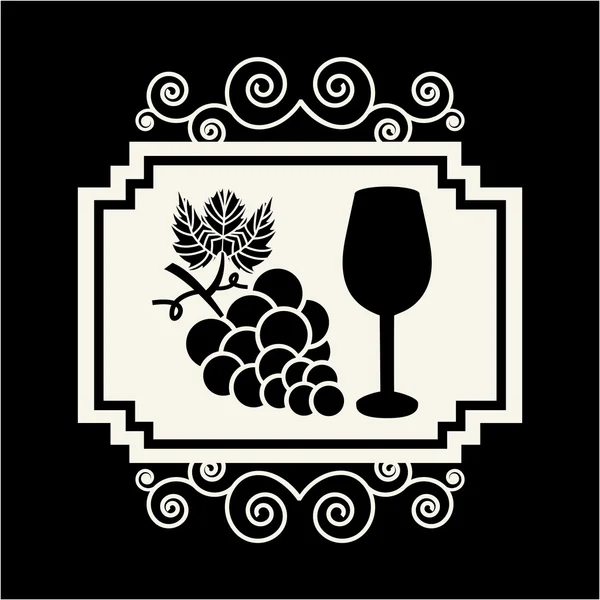 Concept de vin — Image vectorielle