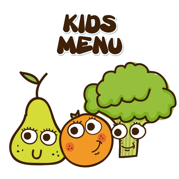 Kids menu — Stock Illustration Kids menu Royalty Free Stock Illustrations