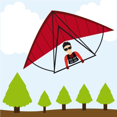 yamaç paraşütü sporu 