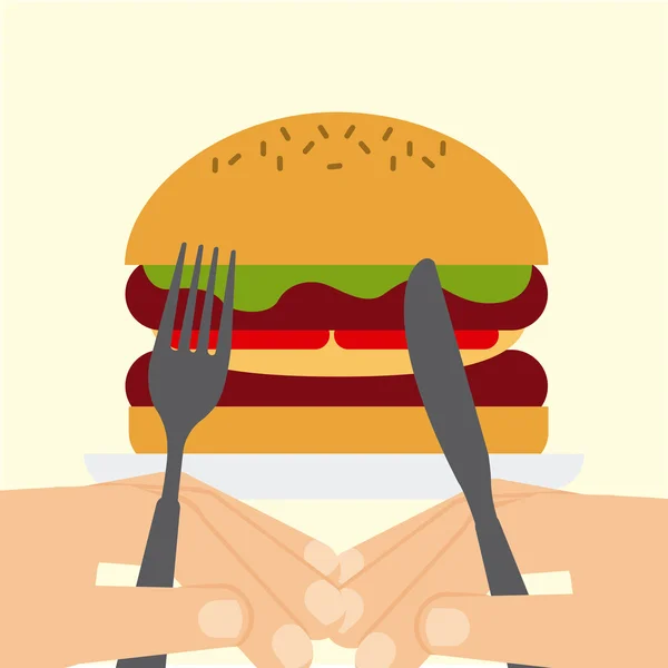Délicieux aliments — Image vectorielle