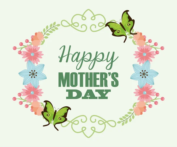 Feliz dia das mães —  Vetores de Stock