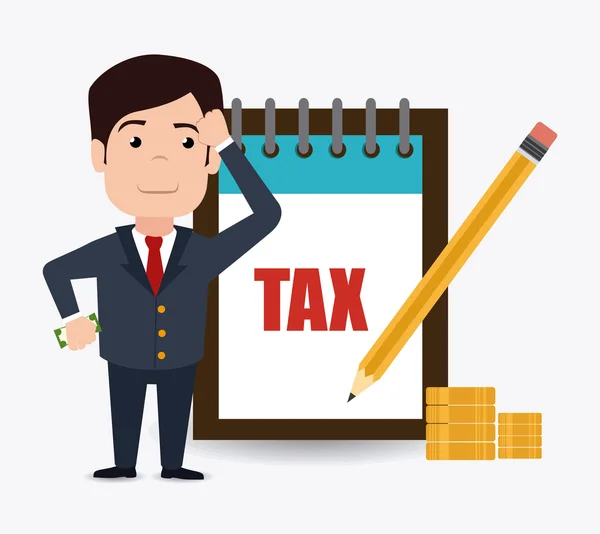 Taxes design. — Stock Vector