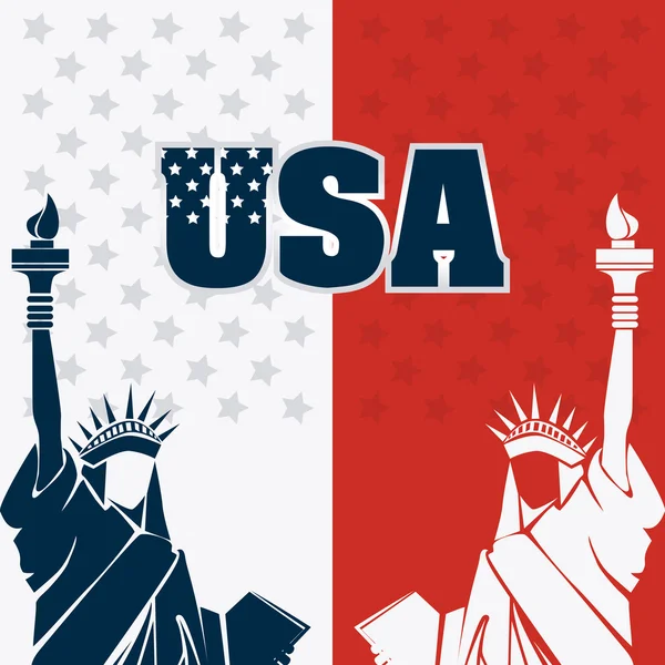 USA ontwerp. — Stockvector