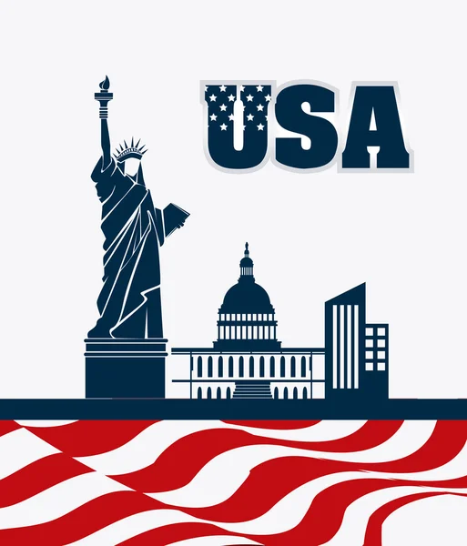 USA design. — Stockový vektor