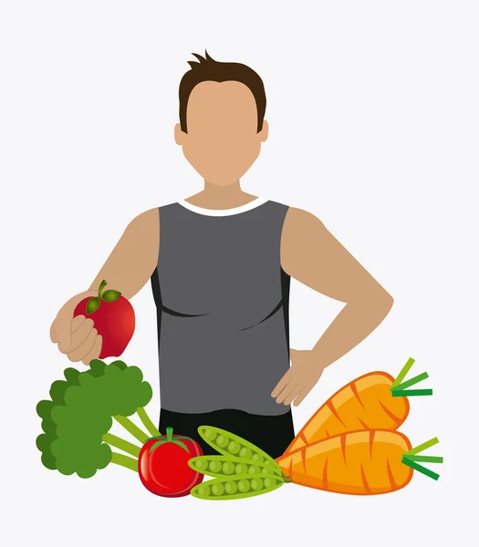 Diseño de fitness . — Vector de stock