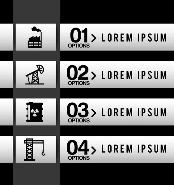 Petrol infographics — Stok Vektör