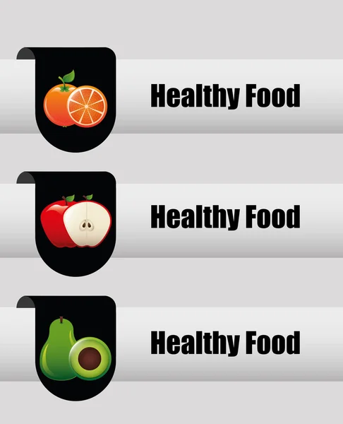 Gezond voedsel infographics — Stockvector