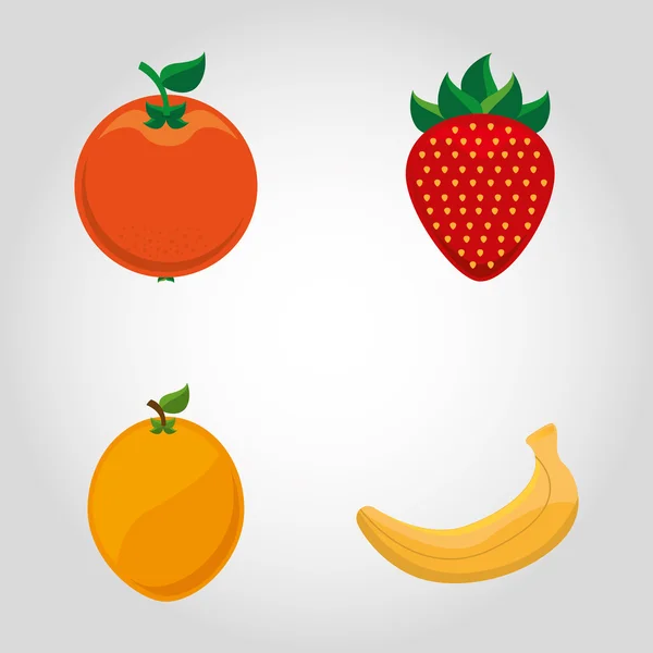 Vers fruit — Stockvector