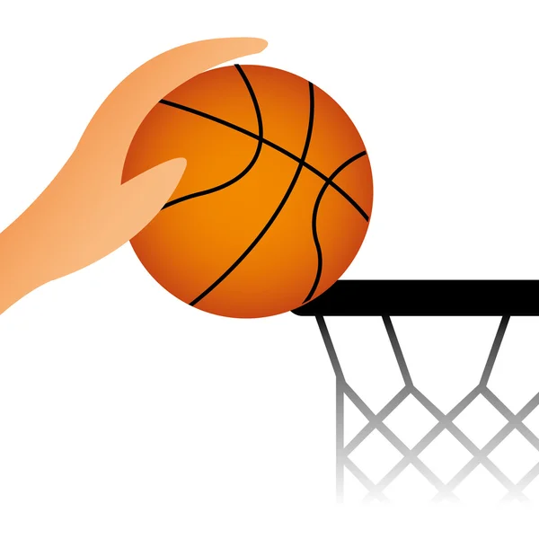 Campeonato de baloncesto — Vector de stock