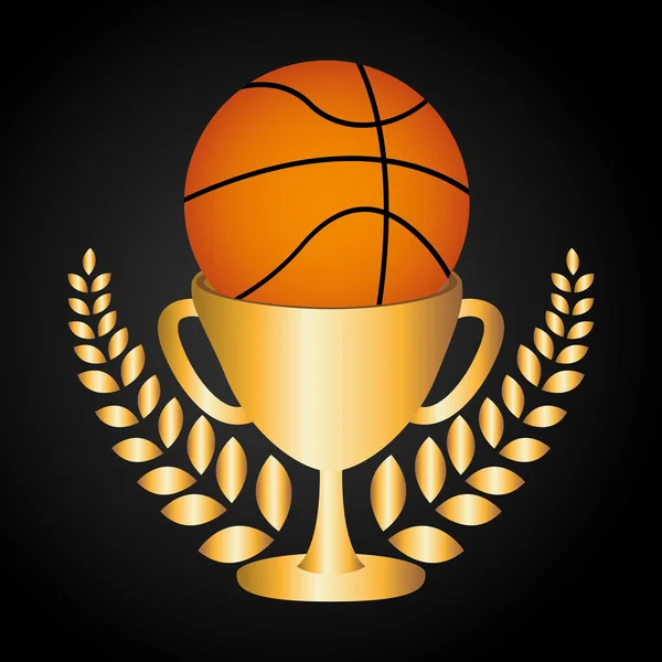 Basketbal kampioenschap — Stockvector