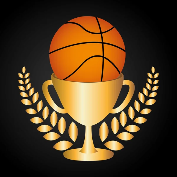 Championnat de basket-ball — Image vectorielle