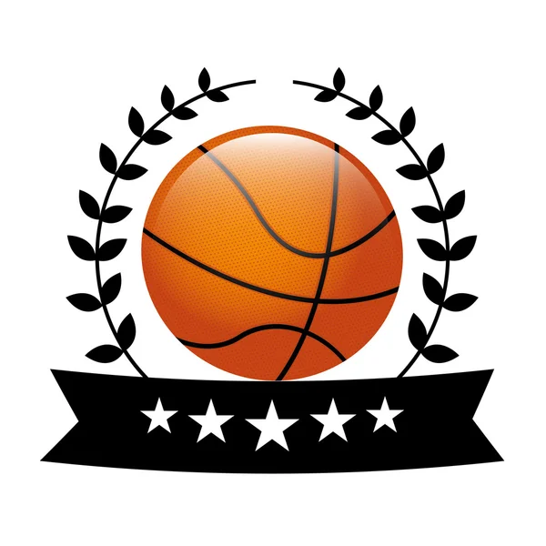 Campeonato de baloncesto — Vector de stock