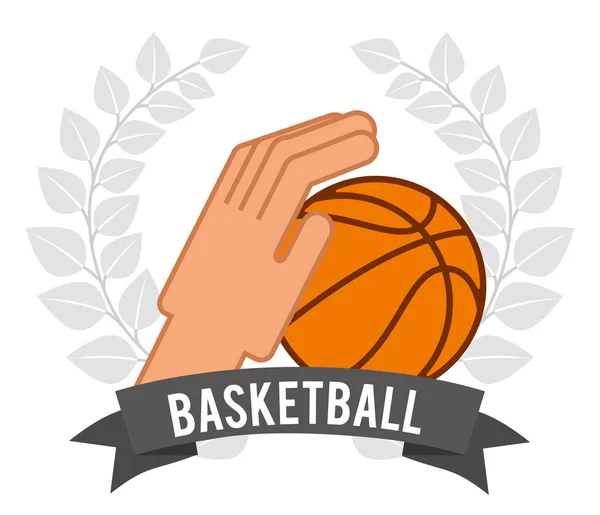 Championnat de basket-ball — Image vectorielle