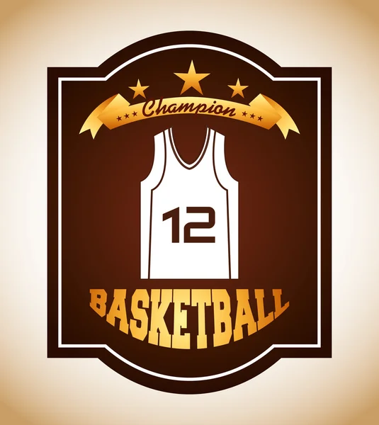 Campeonato de baloncesto — Vector de stock