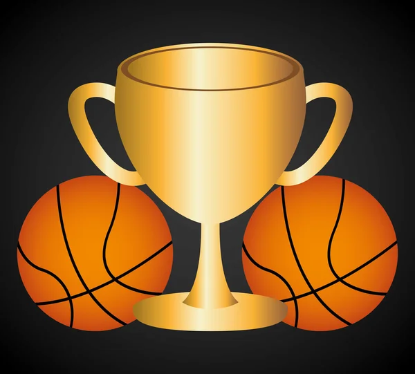 Basketbal kampioenschap — Stockvector